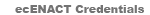 ecenact credentials